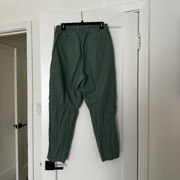 Uniqlo Green Linen Pants (Size S) - Picture 2 of 3